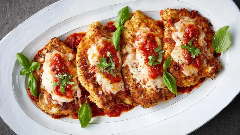 Grilled Chicken Parmesan